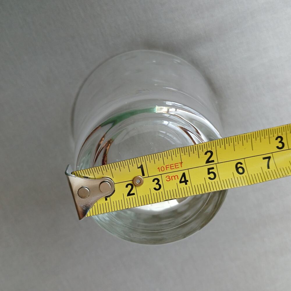 Kromex Serving Set 4" polka dot glass, lid, & 2 silver chrome plates VTG 50s MCM - Picture 8 of 16